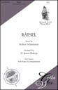 Ratsel SSA choral sheet music cover